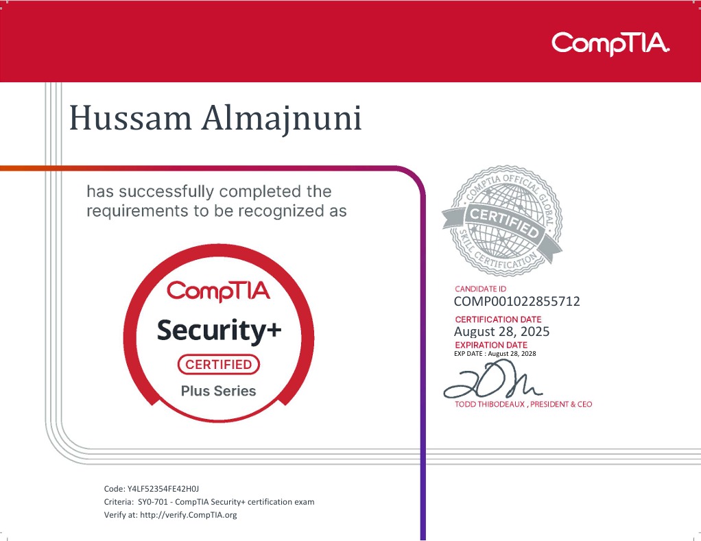 Certificate image